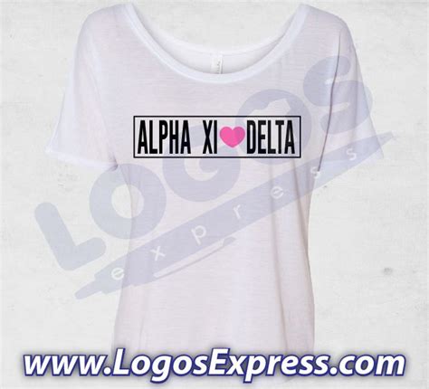 Alpha Xi Delta Alpha Xi Delta Apparel Alpha Xi Delta Shirt Print