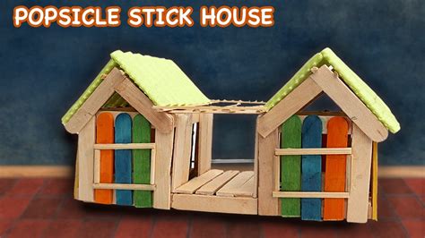 Popsicle Stick House 8 Crafts Ideas For Fairy House