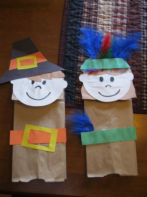 Printable Pilgrim Paper Bag Puppets Search Results