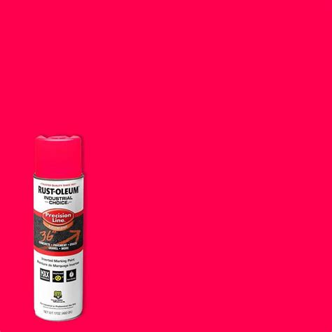 Rust Oleum Industrial Choice 17 Oz M1600 Fluorescent Pink Inverted