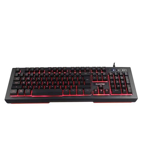 Buy Cosmic Byte Cb Gk 10 Corona Wired Gaming Keyboard Online At Best