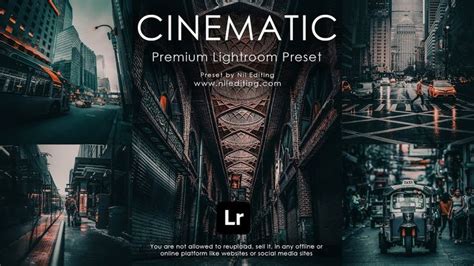 Lightroom Presets Dng And Xmp Free Download Cinematic Preset Mobile