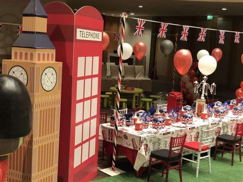 London England Birthday Party Ideas Photo 19 Of 65 London Theme Parties London Party