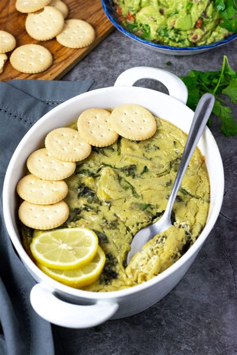 Vegan Spinach Artichoke Dip Healthier Steps