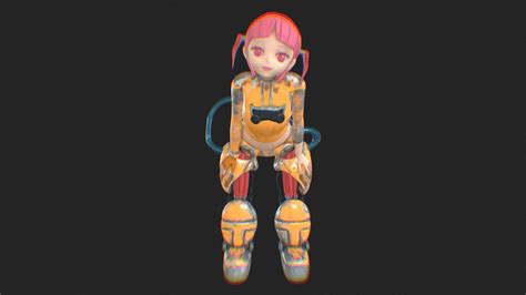 Robot Girl Download Free 3d Model By Dalopera3d 918f06c Sketchfab