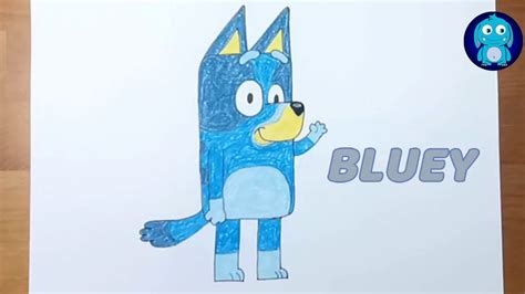 Bluey Nasil Çİzİlİr How To Draw Bluey The Puppy Dİsney Youtube