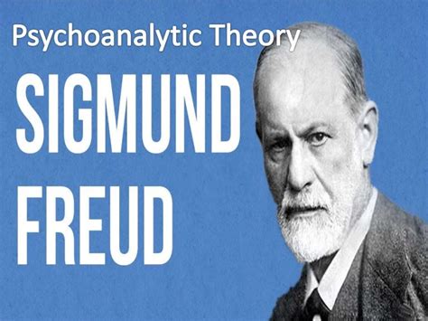 sigmund freud s psychoanalytic theory