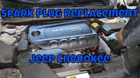 How To Replace Spark Plugs On 2017 Jeep Cherokee Ngk Iridium Youtube