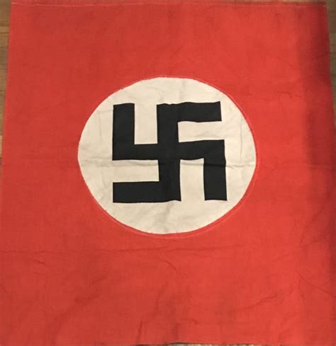 Rare Original Early Pre Wwii Late 1920 S German Nazi Party Flag Certified By The Gettysburg