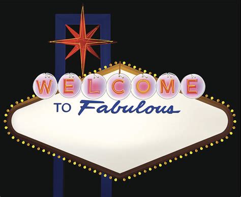 Welcome To Fabulous Las Vegas Vector At Collection Of