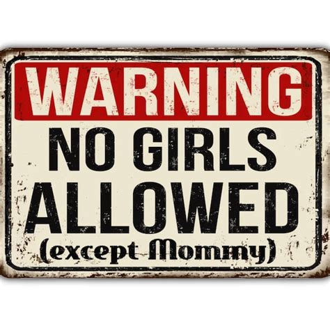 No Girls Allowed Etsy