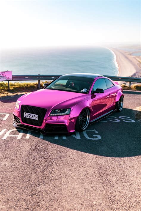Chrome Pink Audi A5 Wrap Capital