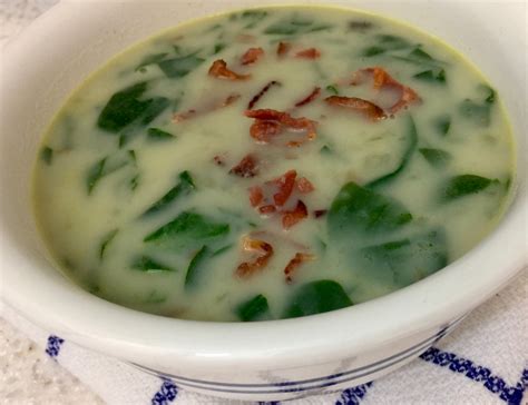 Potato Spinach And Bacon Soup In The Instant Pot The Homespun Chics