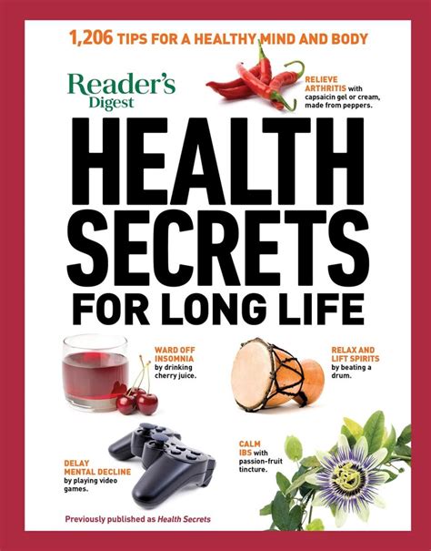 Readers Digest Health Secrets For Long Life Book By Readers Digest Official Publisher Page