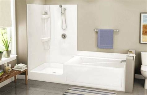 If your bathroom is very large you could think about a heat i'm also considering a fixed glass shower enclosure (no tub). Bathroom Ideas Replace Tub With Shower | Tub shower combo ...