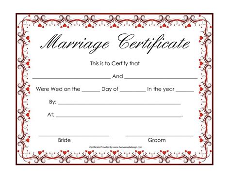 free printable blank marriage certificates choose from 500 plus marriage certificate templates