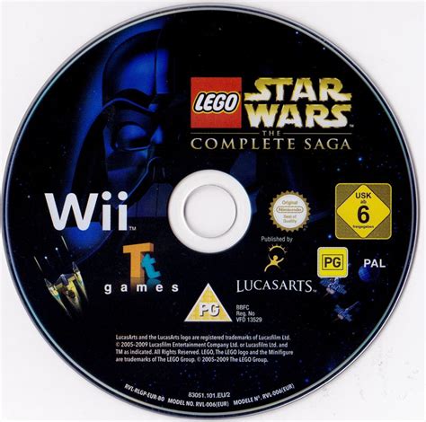 Lego Star Wars The Complete Saga 2007 Wii Box Cover Art Mobygames
