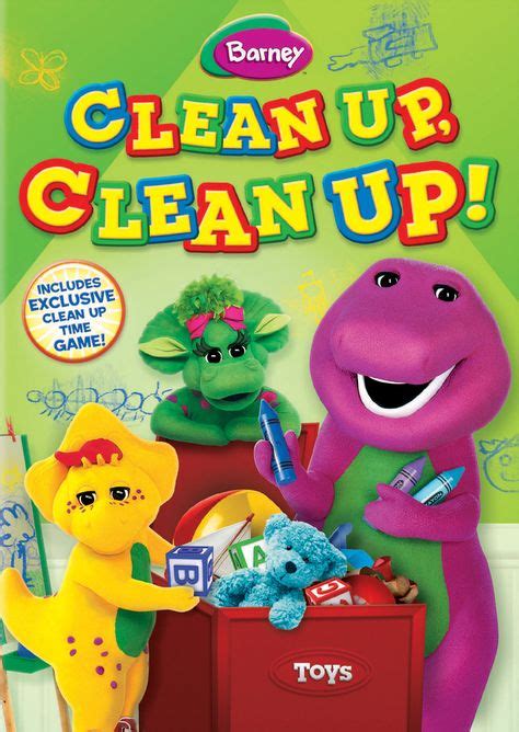 Barney Clean Up Clean Up Dvd Barney And Friends Barney Clean Up Song