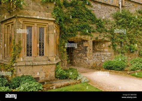 The Gardens Haddon Hall Bakewell Derbyshire Stock Photo Alamy