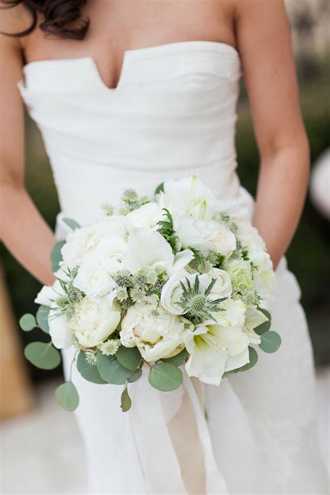 White Winter Bridal Bouquet