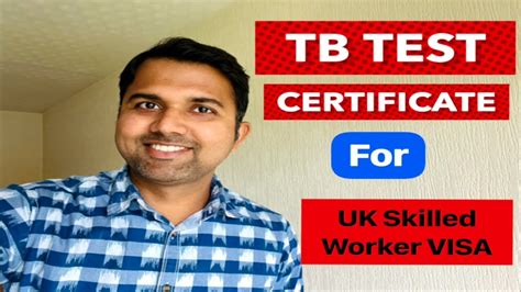 Tb Test Certificate For Uk Skilled Worker Visa Tuberculosis Test