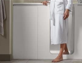 The kohler stillness bath, inspired by japanese soaking tubs, heads a group of products like a smart. Kohler Walk-In Tubs | Alenco