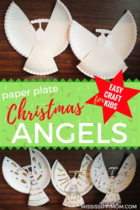 Easy Paper Plate Christmas Angels Craft - MississippiMom.com