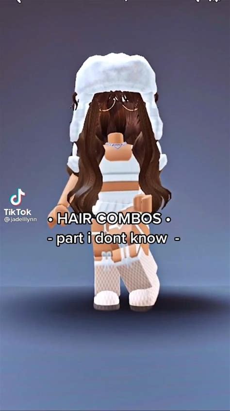 Roblox Hair Combos Video In 2021 Roblox Roblox Roblox Funny Roblox