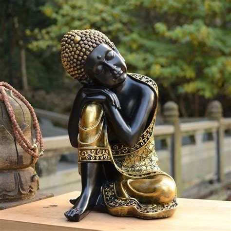 Buddhist Statue Buddha Statue Sleeping Resting Sculpture In Figurines