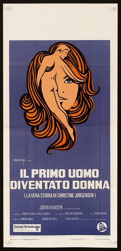 the christine jorgensen story movie poster 1971 italian locandina
