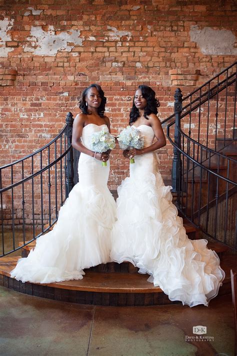 Twin Sisters have double wedding at The Old Cigar Warehouse