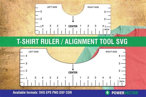 T Shirt Alignment Ruler Svg Free - 110+ SVG PNG EPS DXF File
