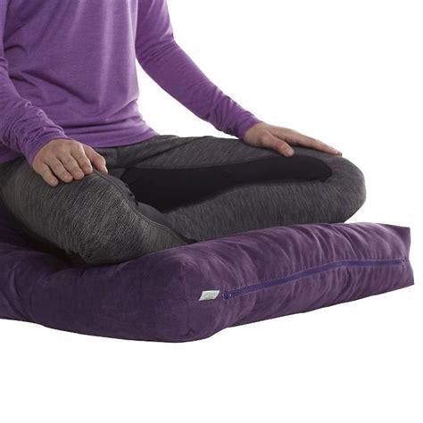 Best yoga bolsters & pillows you will absolutely cherish in 2020. Gaiam Zabuton Floor Cushion - Purple in 2020 | Meditation ...