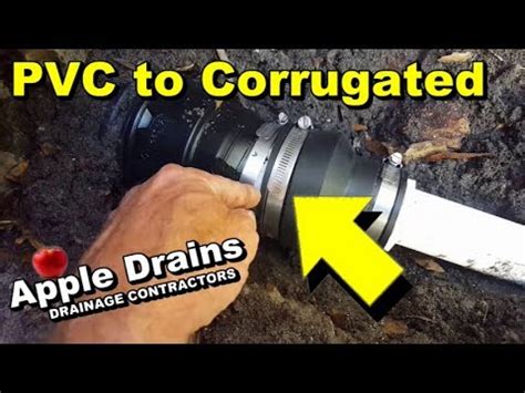 Purchase recommended copper joining material, the shape of the both joining hands of both how do you connect pvc pipe to metal valve? Connect PVC to Corrugated Pipe, DIY - YouTube