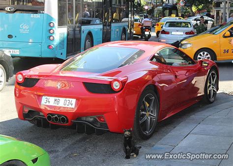 Ferrari 458 Italia Spotted In Istanbul Turkey On 12112015
