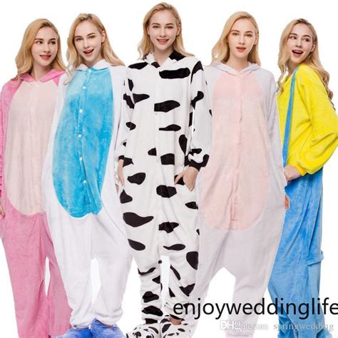 2021 Adult Winter Pajamas Casual Animal Pajama Sets Hooded Soft