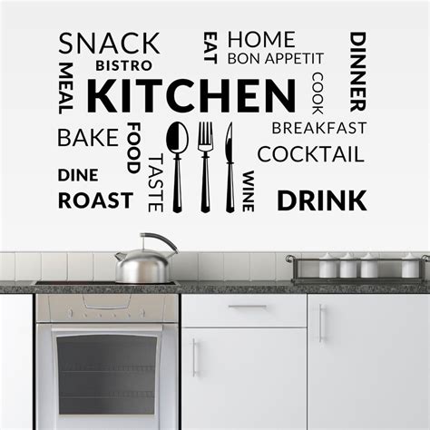 Compare prices on popular products in wall decor. Kitchen Vinyl Wall Decal Cafe Restaurant Decal Food Meal ...