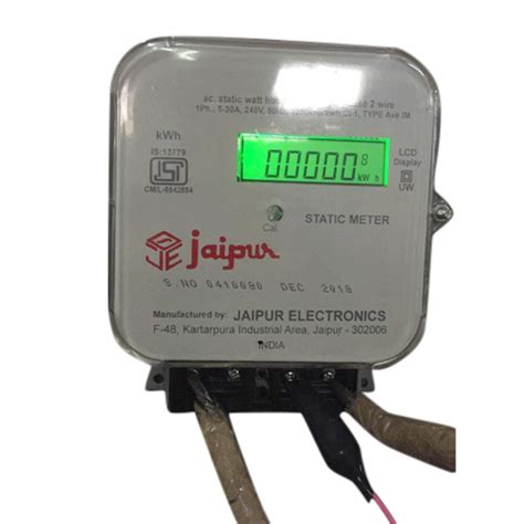 Jaipur Electronics Static Watt Hour Meter At Rs 270piece In Jaipur