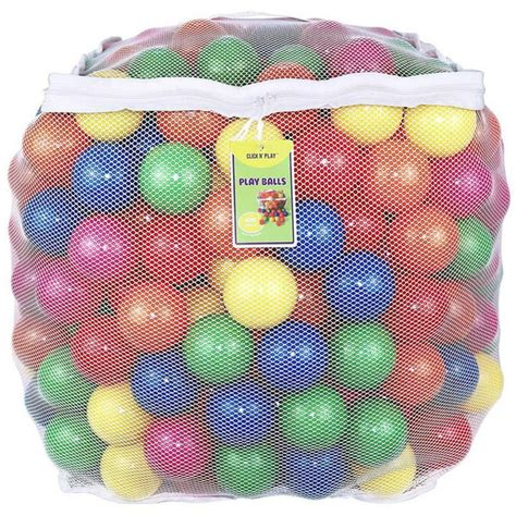 Click N Play Pack Of 400 Phthalate Free Bpa Free Crush Proof Plastic Ball Pit Balls 6 Bright