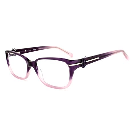 Eyeglasses Fashion Prescription Guess Purple Woman Gu2303 Pur 56