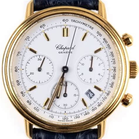 Chopard Mille Miglia Ref 1201 Chronograph Solid 18k Gold Limited