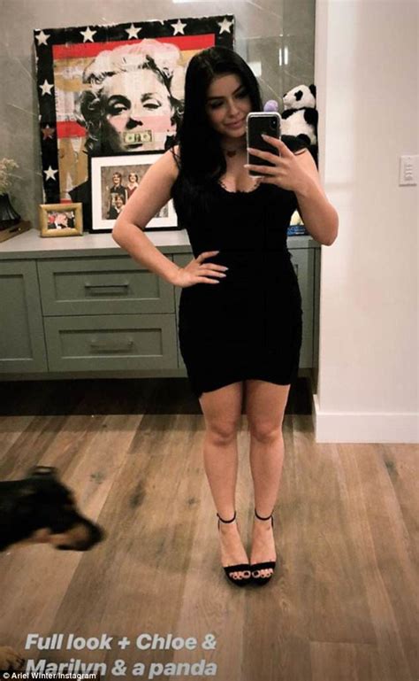 Ariel Winter Teases Major Cleavage In Lacy Top Ahead Of Date Night