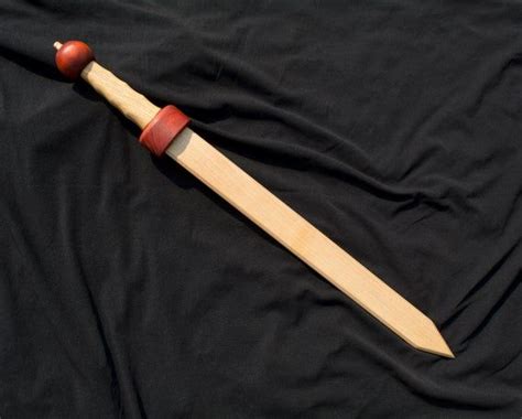 Roman Gladius Handmade Wooden Sword In 2020 Handmade Wooden Roman