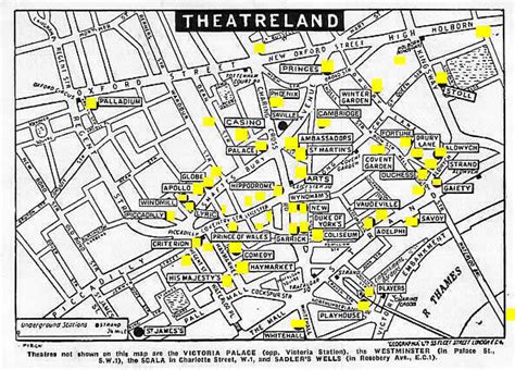 Theatre District London Map South Carolina Map
