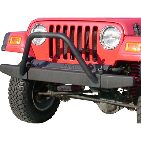 Olympic 4x4 Products Front Bumper Bar For 97 06 Jeep Wrangler Tj