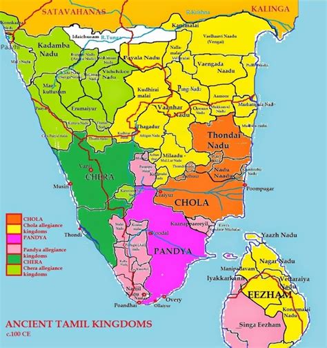 Tamil Nadu Kerala Map High Resolution Maps Of Indian States