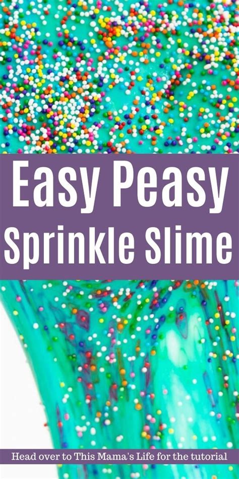 How To Make Slime With Sprinkles Sprinkles Easy Peasy How To Make Slime