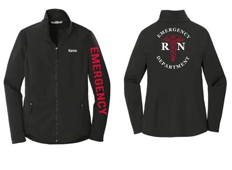 Get the perfect jacket for your company's logo or event at an affordable price. Emergency Nurse Jacket ER Department Jacket RN Nurse ...