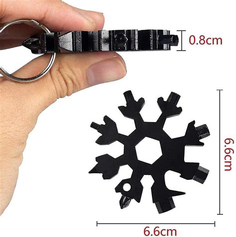 Starlight Snowflake Multi Tool 18 In 1 Portable Stainless Steel
