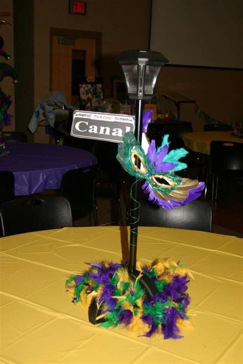 The convenient plastic tub keeps all the beads together until party time. City Table Decor | Mardi gras decorations, Mardi gras wedding, Mardi gras party decorations